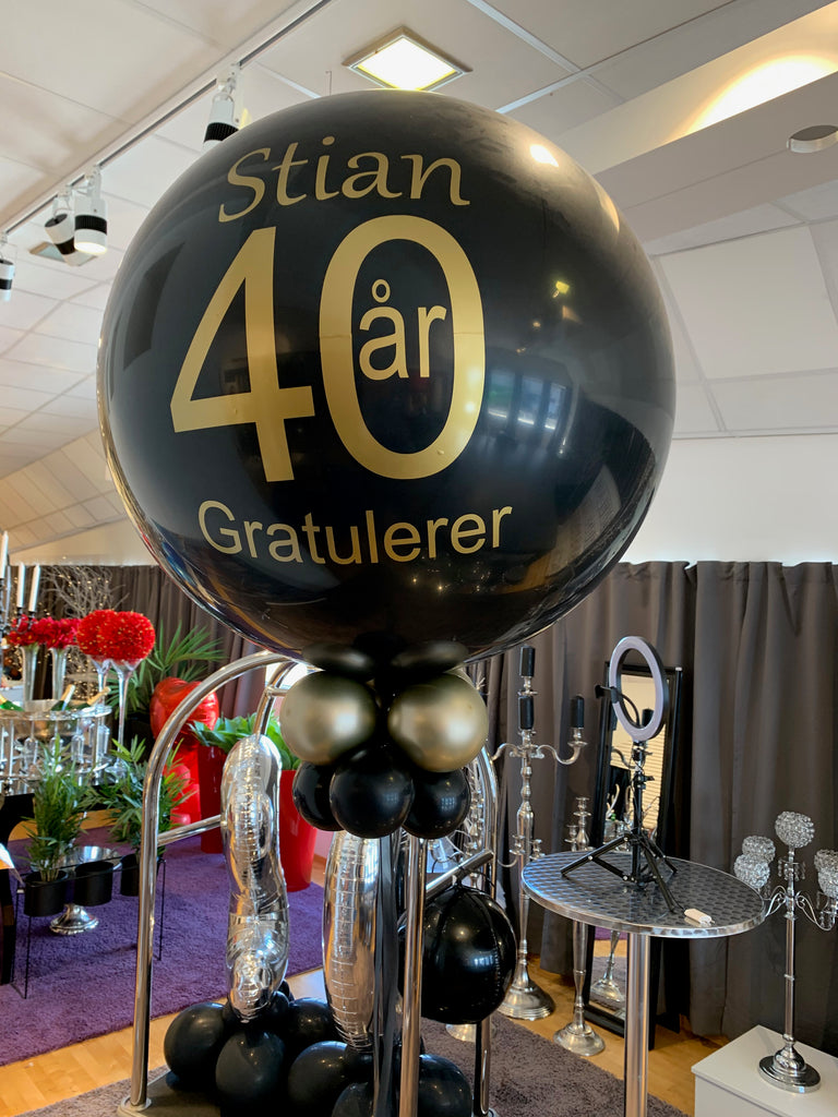 Store Balloner STORE BALLONGER GENTLEMAN | partyplannerno