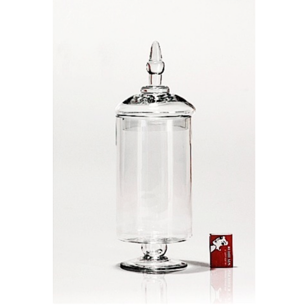 Candy Jar Cylinder h. 38cm Ø.13cm (12stk lager)
