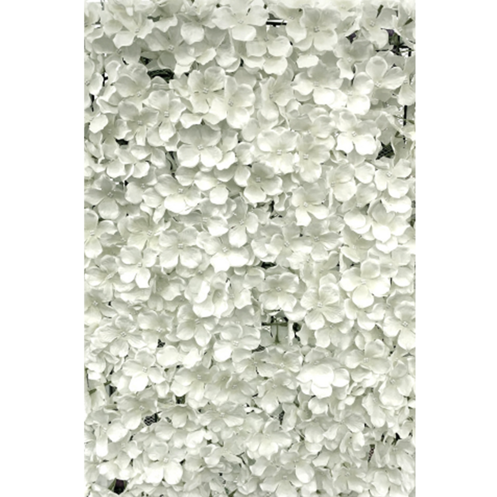 Hydrangea Panel White Bakvegg 2,3x2,3meter (1 stk på lager)